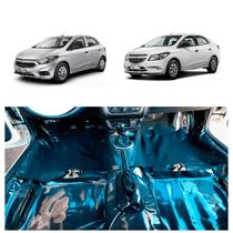 Tapete Assoalho Vinil grafite Para Onix Prisma 2012 A 2019