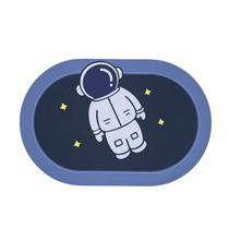 Tapete Astronauta Para Banheiro Super Absorvente Antiderrapante 58 X 38cm