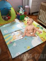 Tapete Atividade Infantil Primeiros Passos Dupla Face Antiderrapante EVA