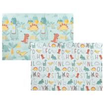 Tapete Atividade Tatame Bebê Infantil Buba Dobrável 200x150cm Impermeável Dupla Face Emborrachado ENVIO IMEDIATO