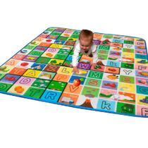 Tapete Atividades Infantil Bebê DuplaFace Dobrável 1.80x2.0 Antitérmico Tatame Educativo 99 Toys