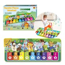Tapete Atividades Piano Musical Bichos Bebê Infantil Luz Som - DM TOYS Tapete Atividades Piano Musical Bichos Bebê Infantil Luz Som - DM TOYS