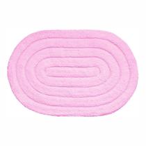 Tapete Atoalhado Banheiro Porta 40cm x 60cm Oval Allegro Algodão Tapete Atoalhado Banheiro Porta 40cm x 60cm Oval Allegro Algodão