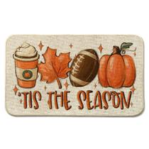 Tapete AUIKVH Fall Football Pumpkin Front Door Door Tapete 43x74cm