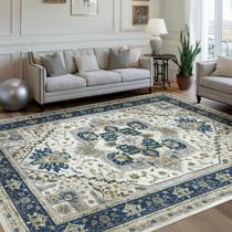 Tapete AUKOW 274 x 366 cm Vintage Oriental Antiderrapante Tapete AUKOW 274 x 366 cm Vintage Oriental Antiderrapante