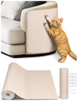 Tapete autoadesivo Cat Scratch Mat Minyii Trimmable Bege Tapete autoadesivo Cat Scratch Mat Minyii Trimmable Bege