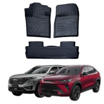 Tapete Automotivo Assoalho 3D Tipo Bandeja Bordas Elevadas Haval H6 Tapete Automotivo Assoalho 3D Tipo Bandeja Bordas Elevadas Haval H6