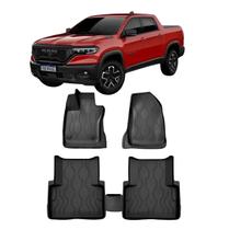 Tapete Automotivo Assoalho 3D Tipo Bandeja Bordas Elevadas Rampage 2023 / 2026