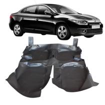 Tapete Automotivo Assoalho Renault Fluence preto fosco luxo Tapete Automotivo Assoalho Renault Fluence preto fosco luxo