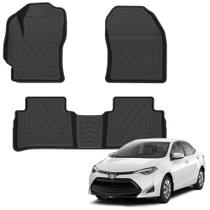 Tapete automotivo bandeja de borracha para COROLLA SEDAN Conjunto 3 pcs Ekap