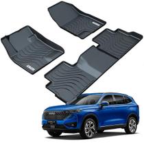 Tapete automotivo bandeja de borracha para GWM Haval Conjunto 3 peças Ekap
