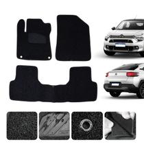 Tapete Automotivo Capacho Para Basalt Cor Preta 24 25 26 sem odor 3 pçs Linha Robusta Luxo Sem odor