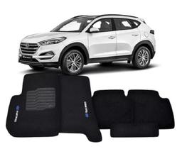 Tapete Automotivo Carpete Base Em Pvc Hyundai Tucson 2017