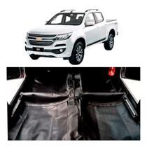 Tapete Automotivo Carpete chevrolet S10 2012/2021 luxo fosco