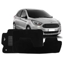 Tapete Automotivo Carpete Com A Base Em Pvc Ford Ka 2008