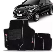 Tapete Automotivo Carpete Fiat Argo 2017 Até 2021 Cinza