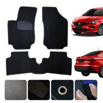 Tapete Automotivo Carpete Para Fiat Cronos 18 a 26 Original Lanzi Personalizado Sem Odor Preto 3 Pçs