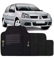 Tapete Automotivo Clio 1996 Até 2012 Carpete Bordado