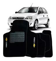 Tapete Automotivo Corsa Carpete Bordado Ano 2002 a 2015