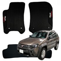 Tapete Automotivo Emborrachado Antiderrapante Fiat Palio Weekend Adventure 2012 a 2018 - V4142