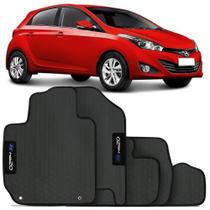 Tapete Automotivo Hb20 - Borracha Pvc Bordado Linha Black Tapete Automotivo Hb20 - Borracha Pvc Bordado Linha Black