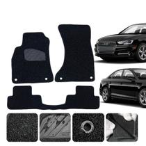 Tapete Automotivo Para Audi A4 2008 09 10 11 a 2016 Prestige e a Ambiente Capacho Inteiriço Cor Preta Lindo