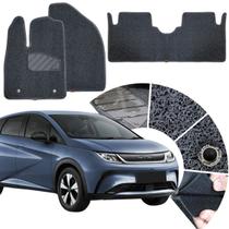 Tapete Automotivo para Byd Dolphin 2017 A 2025 Capacho Grafite Robusto Grosso Linha Original Lanzi