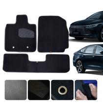 Tapete Automotivo para Byd King 2024 A 2026 GL e GS Carpete Preto Luxo Resistente Sob Medida