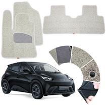 Tapete Automotivo para BYD Mini Dolphin 2025 2026 Qualidade Premium Sob Medida Cor Bege Capacho