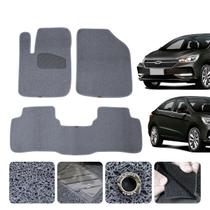 Tapete Automotivo para Caoa Chery Arrizo 5 2019 a 2021 Linha Robusta 3 pçs Personalizado cinza Tapete Automotivo para Caoa Chery Arrizo 5 2019 a 2021 Linha Robusta 3 pçs Personalizado cinza