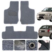 Tapete Automotivo para Celta TODOS ANOS Capacho Vinílico cor cinza 3 Peças Premium Sob Medida Personalizado