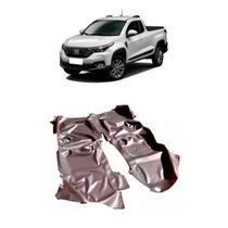 Tapete automotivo para fiat strada 2020 nova simples em vinil grafite Tapete automotivo para fiat strada 2020 nova simples em vinil grafite