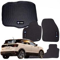 Tapete Automotivo + Porta Malas Próprio T-Cross 2019 A 2023 - KIT_T-CROSS Tapete Automotivo + Porta Malas Próprio T-Cross 2019 A 2023 - KIT_T-CROSS