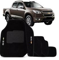 Tapete Automotivo S10 2012 Até 2014 Carpete Bordado