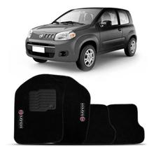 Tapete Automotivo Uno Vivace 2011 até 2021 Logo Bordado