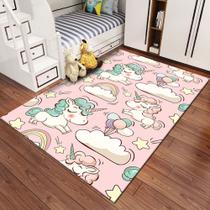 Tapete aveludado kid's belga 1,00x1,40 unicornio Tapete aveludado kid's belga 1,00x1,40 unicornio