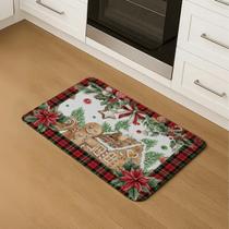Tapete Avulso Natal 6050 cm Ideal para Cozinha ou Entrada