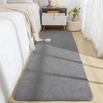 Tapete B BENRON Macio Antiderrapante 61x183 cm Cinza Passadeira Tapete B BENRON Macio Antiderrapante 61x183 cm Cinza Passadeira