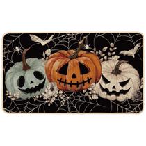 Tapete Baccessor Capacho de Halloween 43x74 cm de borracha antiderrapante