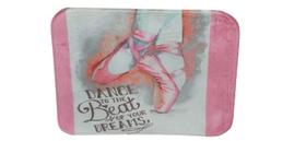 Tapete Bailarina e Unicornio Infantil Sublimado Flannel Impressão Digital Antiderrapante