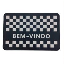 Tapete Banheiro Antiderrapante Absorvente de Secagem Rápida entregar Cor e Estampas sortidos Modelos:RETANGULAR BEM VIND