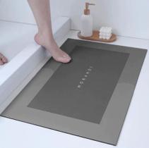 Tapete Banheiro Antiderrapante Absorvente de Secagem Rápida