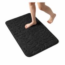 Tapete Banheiro Antiderrapante Absorvente Super Soft Pedras