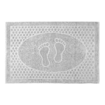 Tapete Banheiro estampa Pézinho 70 x 45cm Super Macia, Super Absorvente
