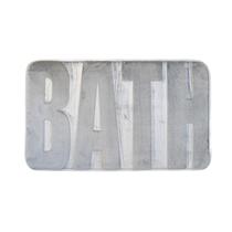 Tapete Banheiro Flanela Bath Soft Poliester 75 x 45cm Antiderrapante Alta Absorção Premium