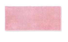 Tapete Banheiro Microfibra Bolinha Antiderrapante Macio Rosa