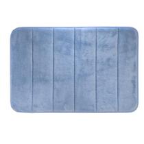Tapete Banheiro Ou Quarto Super Soft 60x40cm Azul Camesa