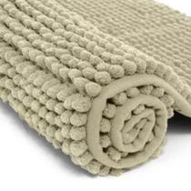 Tapete Banheiro Porta Quarto Bolinha Macarrão Macio Corttex 40 x 60cm