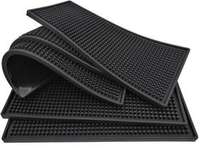 Tapete Barman 30x15cm Escorredor de Louça Porta Copos Bebidas Bar