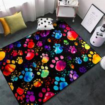 Tapete BATATADOCE Paw Print, fofo e colorido, para cães e gatos, para quarto de crianças